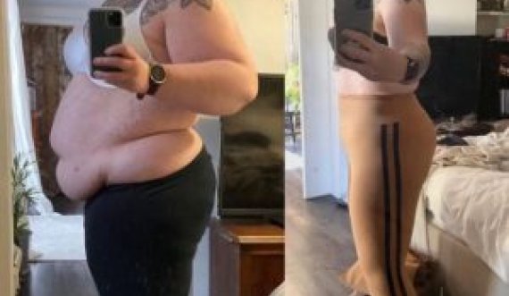  Historia e gruas që humbi 75 kg në 12 muaj pa mbajtur fare dietë 