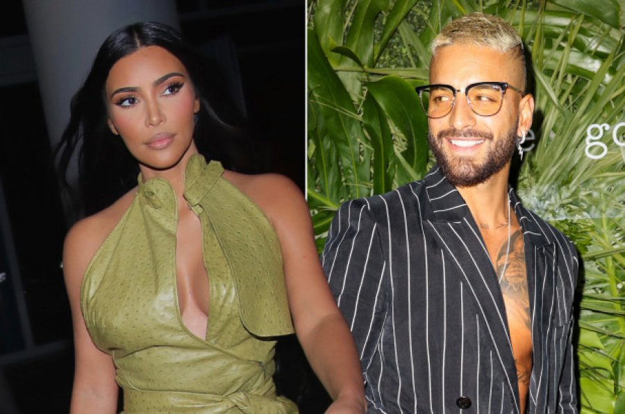 Çfarë po ndodh mes Kim Kardashian dhe Maluma-s? Dyshja fotografohen duke buzëqeshur krah njëri-tjetrit