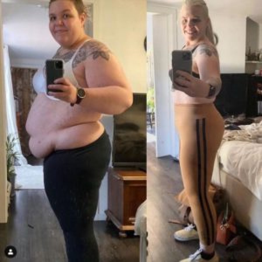  Historia e gruas që humbi 75 kg në 12 muaj pa mbajtur fare dietë 