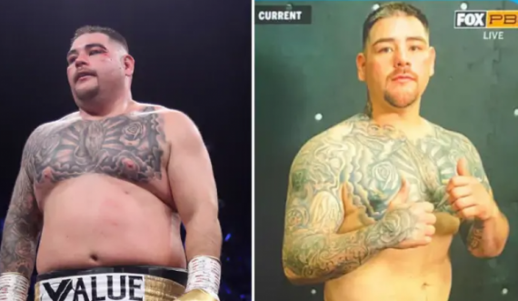 Andy Ruiz vazhdon të bije në peshë – transformimi i tij është duke u shikuar si frymëzues