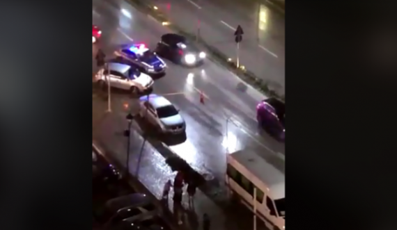 Të shtëna me armë tek “Rruga B” në Prishtinë, forca të shumta të policisë të pranishme