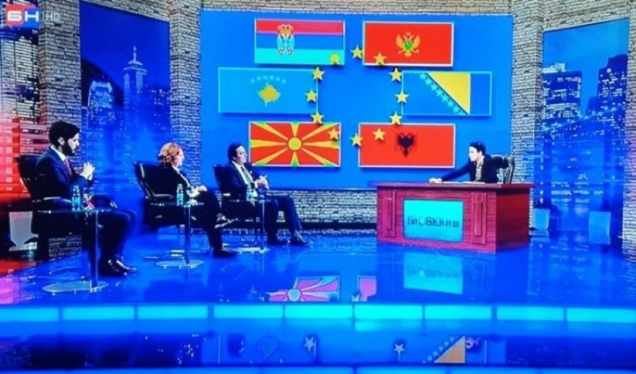 Tërbohen mysafirët e televizionit serb: Iu shfaqet flamuri i Kosovës në ekran
