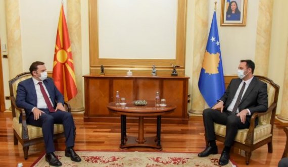 Glauk Konjufca priti në takim ministrin e Jashtëm të Maqedonisë së Veriut, diskutuan për bashkëpunimin mes dy shteteve 