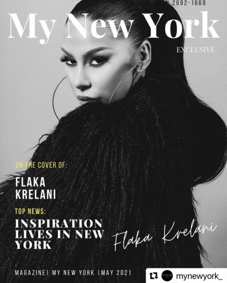 Flaka Krelani pushton ballinën e revistës amerikane “My New York”