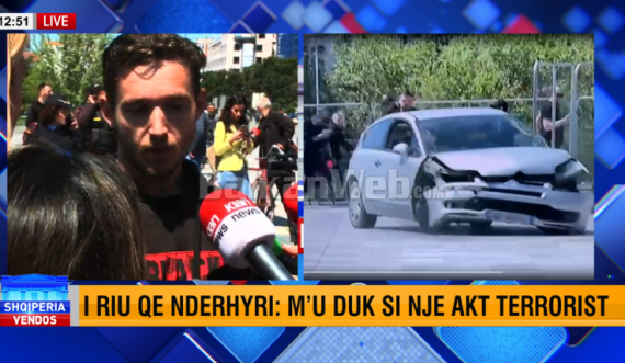 “Heroi i ditës në Shqipëri”, i riu që ndali çmendurinë në Tiranë: Nuk kisha frikë për veten, por për qytetarët