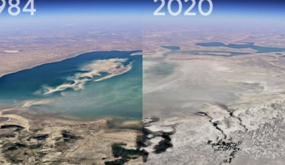  Google Earth publikon imazhet: Sa ka ndryshuar planeti ynë nga viti 1984 deri më 2020 