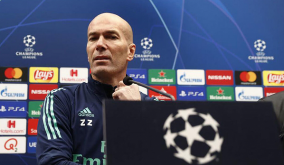 Zidane: Çmenduri nëse Real Madridi përjashtohet nga Liga e Kampionëve