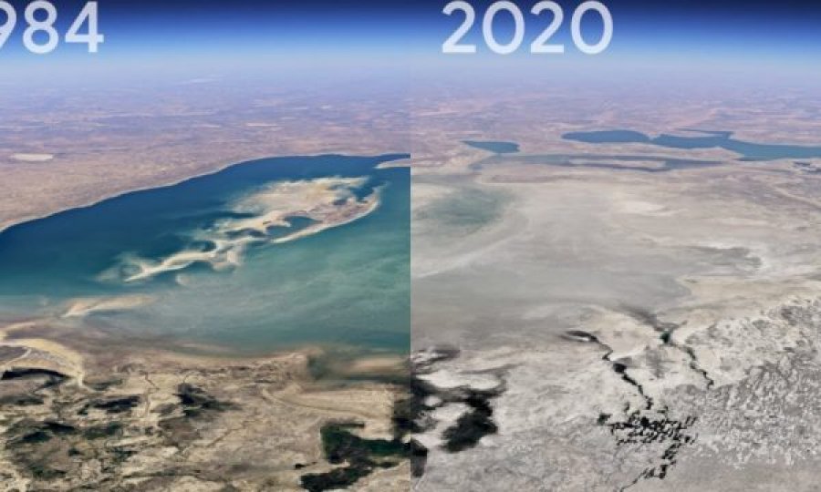  Google Earth publikon imazhet: Sa ka ndryshuar planeti ynë nga viti 1984 deri më 2020 