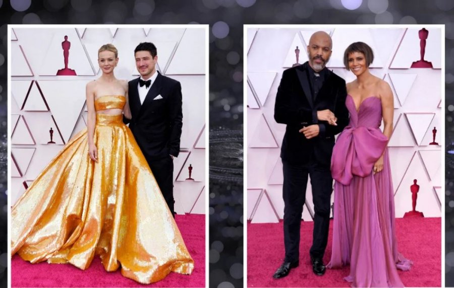 Shtatë çiftet që përcollën elegancë në tapetin e kuq të “Oscars 2021”