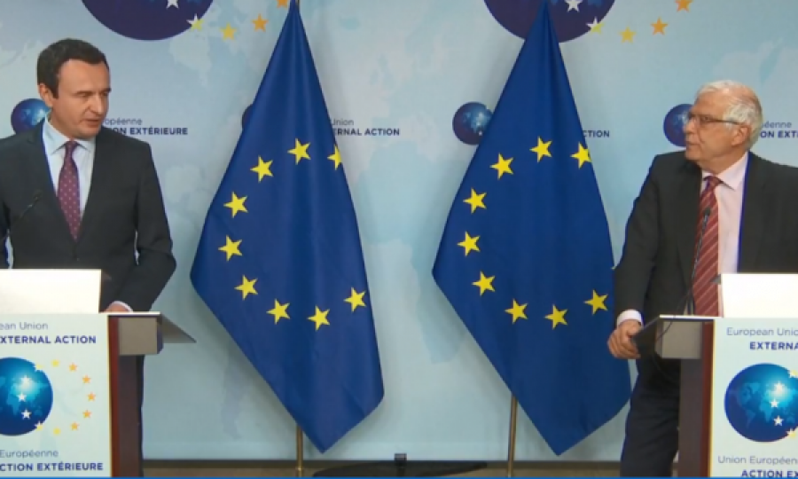 Josep Borrell –  Albin Kurtit: S’ka rrugë tjetër përveç dialogut, keni marrë besimin për ta shtyrë Kosovën drejt BE-së 