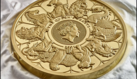  Del në shitje monedha 10 kg prej ari, njihuni me vlerën marramendëse 