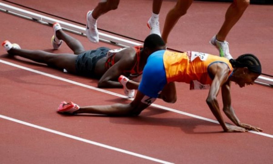 Hassani e rimerr veten nga rrëzimi i papritur dhe nga vendi i 11-të del e para në 1500m vrapim