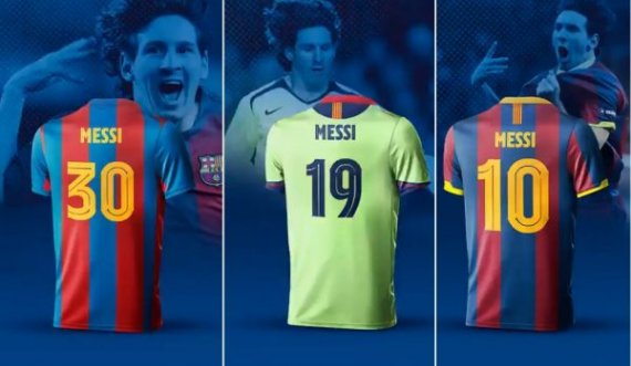 “Faleminderit që e keni përfaqësuar fanellën tonë me krenari”, Barça zbulon të gjitha fanellat që i ka veshur Messi