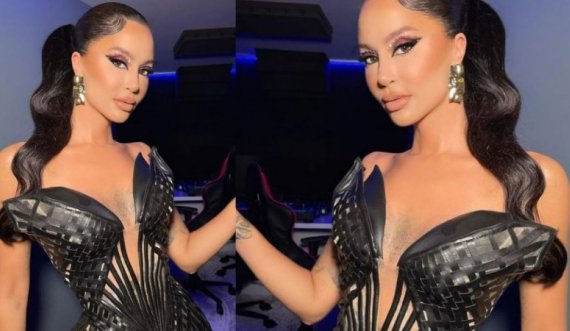 Dafina Zeqiri zgjedh të duket glamuroze në paraqitjen e fundit