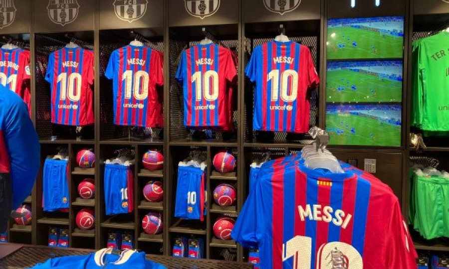 Fanella e Messit vazhdon të shitet në dyqanin zyrtar të klubit