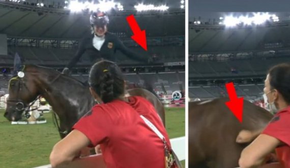 Lojërat Olimpike, përjashtohet pasi e goditi me grusht kalin