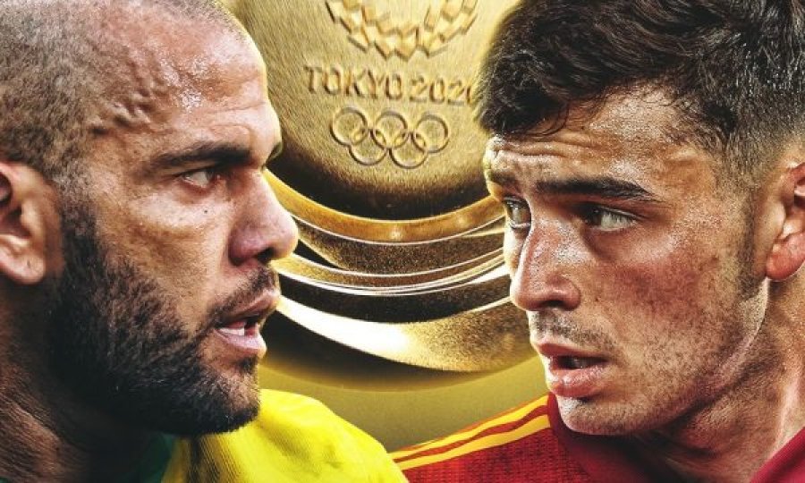 Alves starton për Brazilin, Asensio e Pedri për Spanjën, e kërkojnë medaljen e artë në Lojërat Olimpike