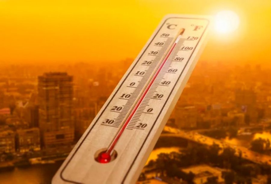 Në cilin vend termometri shënoi afër 49 gradë celsius?