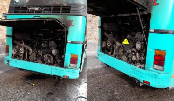  Flet pronari i autobusit nga Kosova që u përfshi nga flakët në Shqipëri 