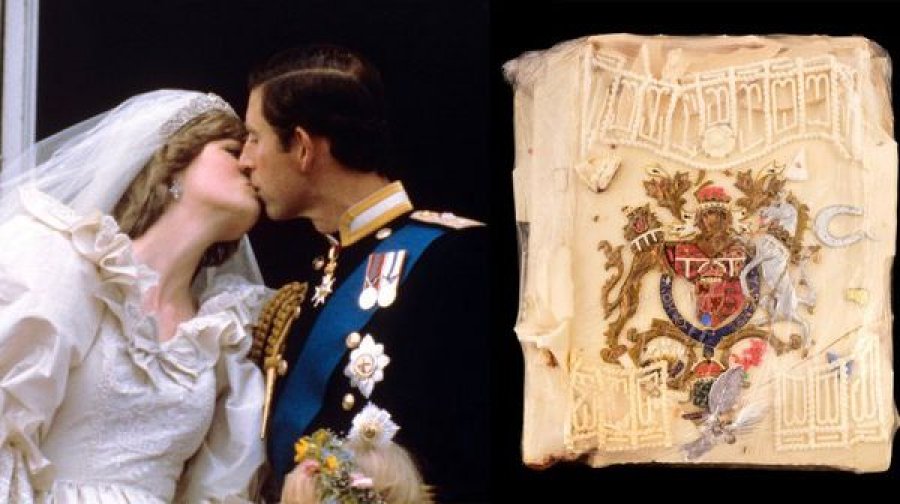 Një copë nga torta e dasmës së Princit Charles dhe Lady Dianas shitet në ankand. Gjejeni për sa?