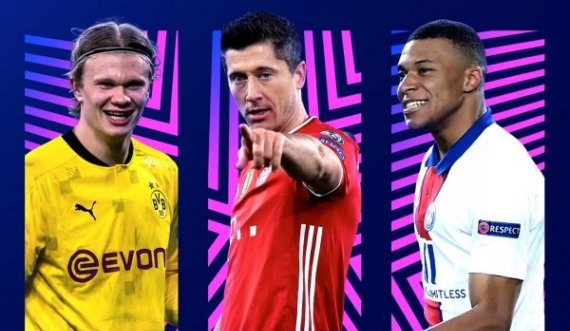 Haaland, Lewandowski apo Mbappe? UEFA nominon më të mirët e vitit