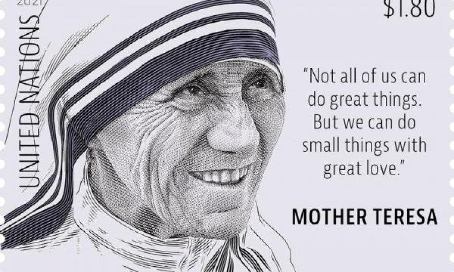  Nënë Tereza nderohet me pullë postare në SHBA 