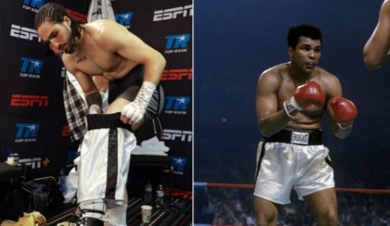 Nipi i Muhammad Ali debuton me fitore në boksin profesionist, kishte veshur shortset e gjyshit