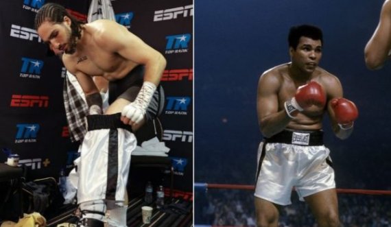 Nipi i Muhammad Ali debuton me fitore në boksin profesionist, kishte veshur shortset e gjyshit