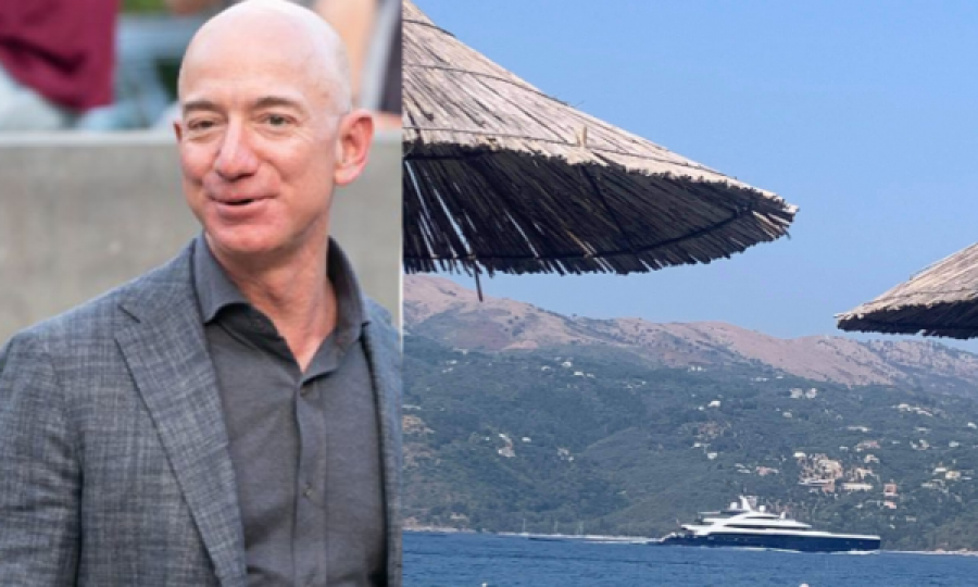 Pamje të reja nga jahti luksoz i Jeff Bezos në Sarandë