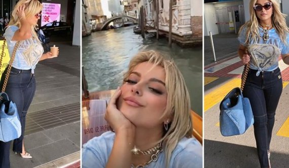 Bebe Rexha zgjedh Venecian si destinacionin e pushimeve të saj të radhës 