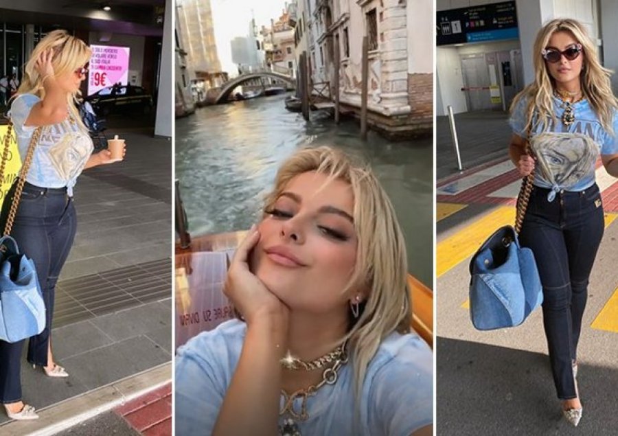 Bebe Rexha zgjedh Venecian si destinacionin e pushimeve të saj të radhës 