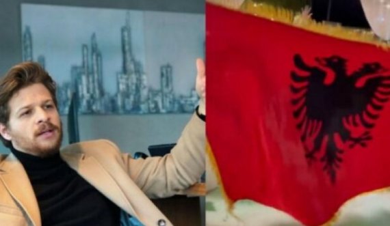 'Oj Kosovë, oj nëna ime', aktori turk publikon video duke vallëzuar me flamurin shqiptar 