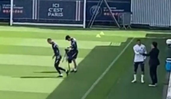 Detaji i fundit i Mbappes dhe Leonardos në stërvitje të PSG-së që e ka alarmuar Realin