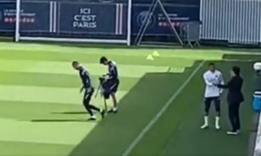 Detaji i fundit i Mbappes dhe Leonardos në stërvitje të PSG-së që e ka alarmuar Realin