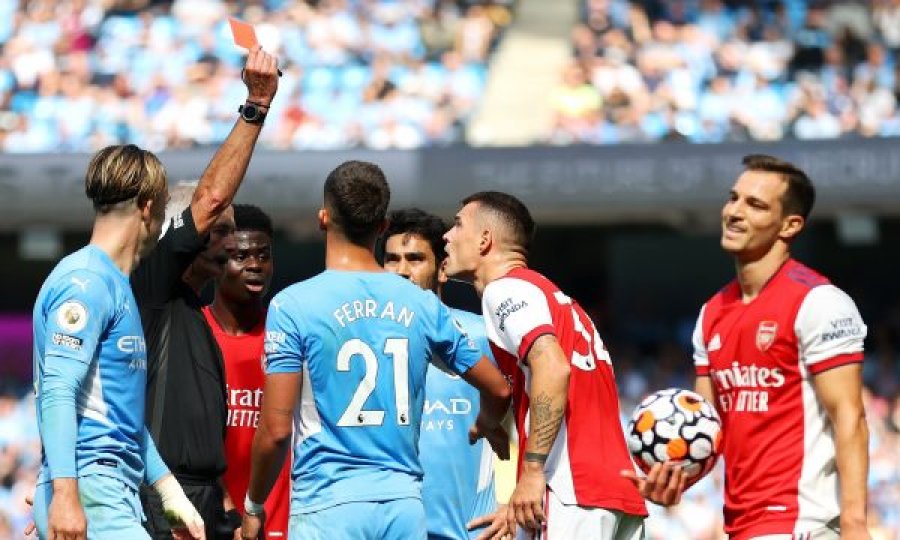  Xhaka e la në lloç Arsenalin, Man City me “La Manita” 