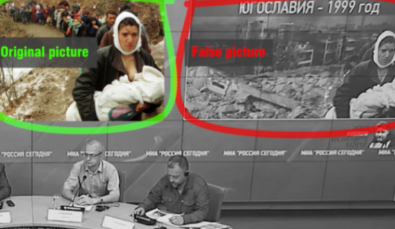 Falsifikimi i fotografisë së shqiptares nga Kosova, Sherife Luta – propaganda ruse e paraqet si viktimë serbe