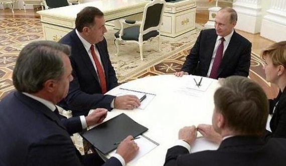 Dodik takohet me Putinin, përmendet mundësia e dërgimit të Forcave Ajrore ruse në Bosnje