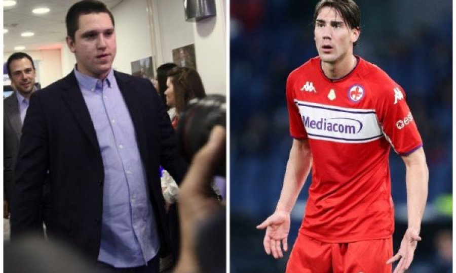 Mediat italiane: Djali i Vuçiqit është menaxher i futbollistit Vllahoviq