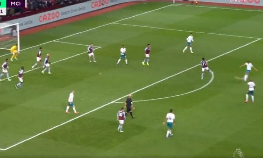 Ka gol në ndeshjen Aston Villa vs Manchester City, gol i bukur