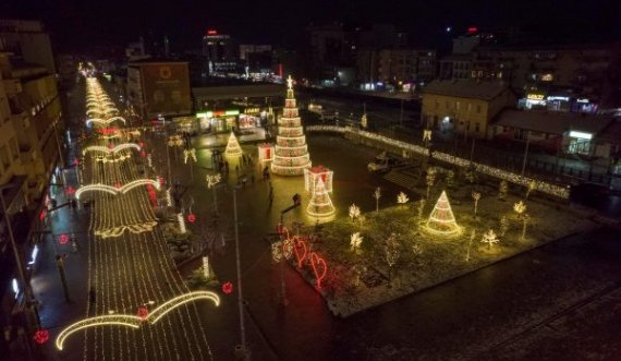 Ferizaj me pamje mahnitëse në prag të festave të fundvitit
