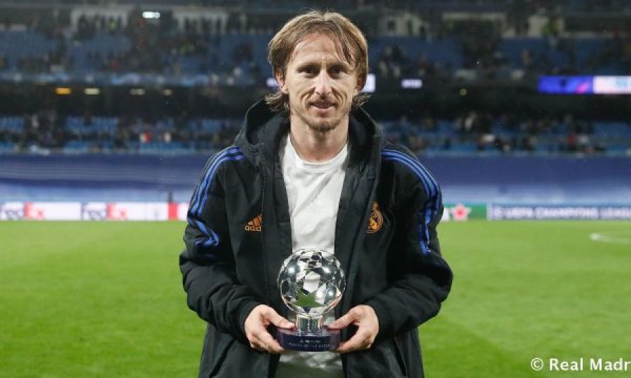 Shpërblehet Modric pas ndeshjes së 100 në Champions