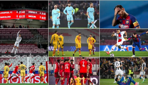 10 humbjet turpëruese të Barcelonës në Ligën e Kampionëve që nga viti 2017