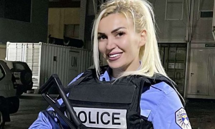 Policja kosovare me poza provokuese, duke gjuajtur me armë në poligon