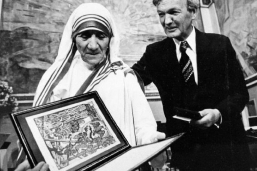 Para 41 vjetësh Nënë Tereza mori çmimin Nobel për Paqe