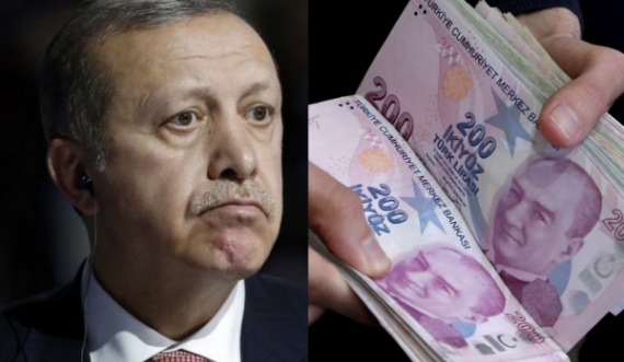 Lira në “rënie të lirë” pas vendimit që e kërkoi Erdogani, rekord i ri negativ