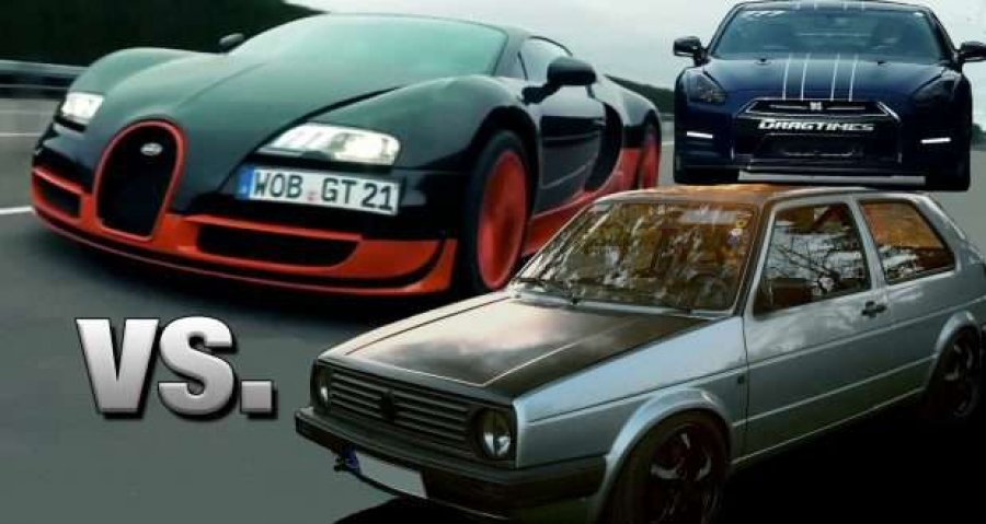 Golf 2-shi më i shpejtë se Lamborghini dhe Bugatti