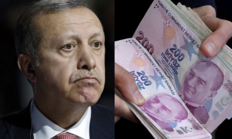 Lira në “rënie të lirë” pas vendimit që e kërkoi Erdogani, rekord i ri negativ
