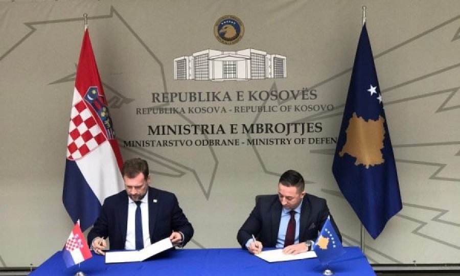 Kosova dhe Kroacia nënshkruajnë Marrëveshje bashkëpunimi në fushën e sigurisë dhe mbrojtjes