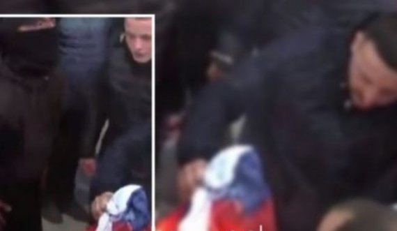 Arrestohen personat që dogjën flamurin serb në Tiranë