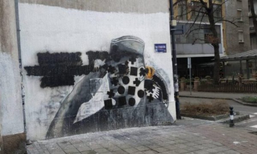 Muralet e Mlladiqit e Mihailoviqit në Beograd mbulohen sërish me ngjyrë